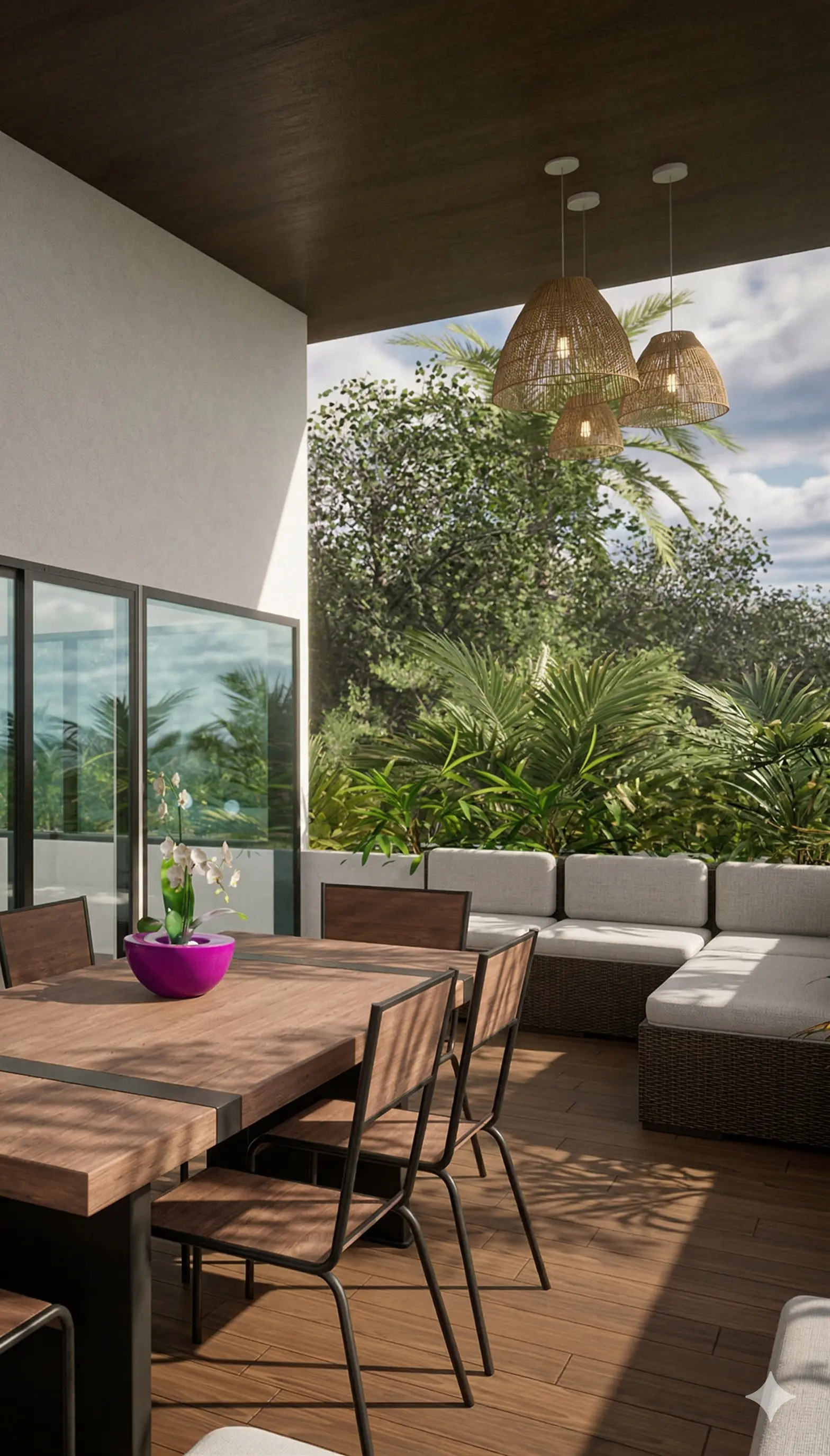 Render exterior de Cabo Velas Heights